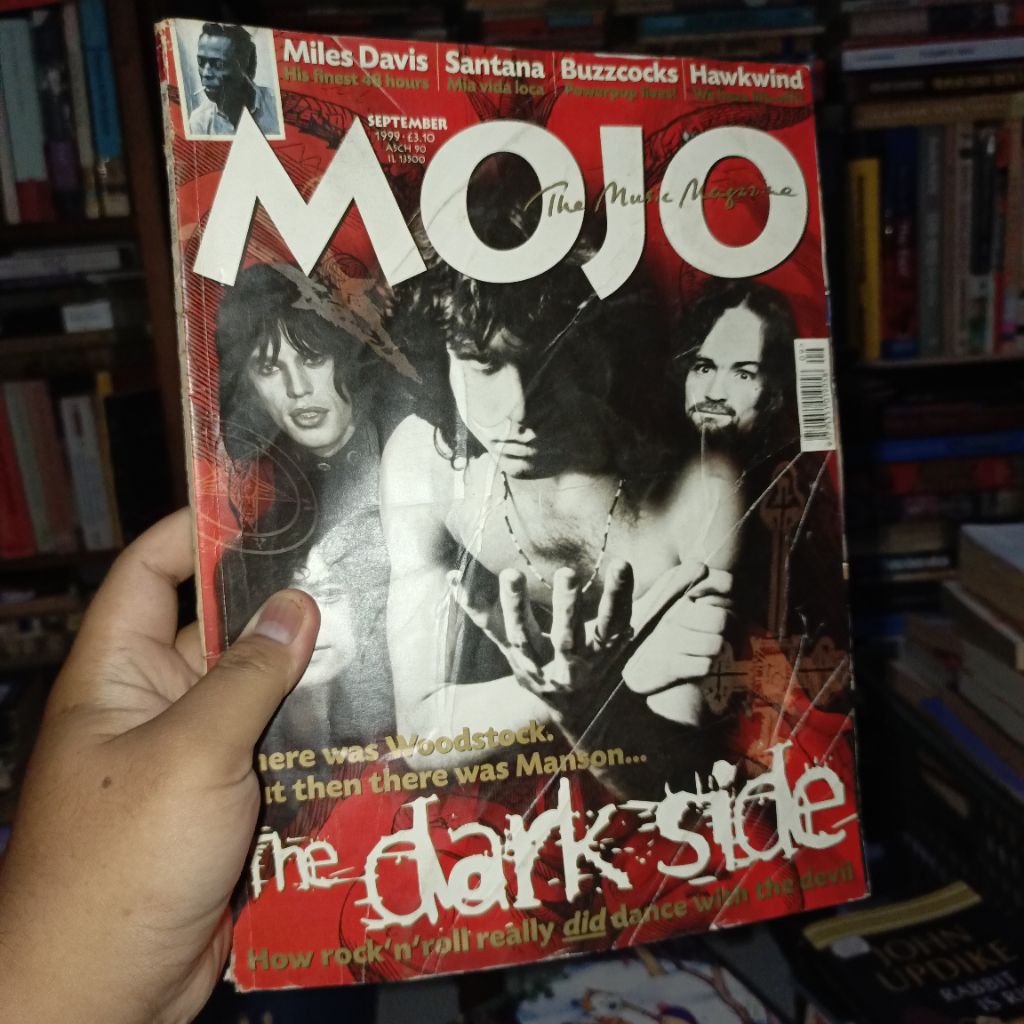 Majalah Mojo September 1999 - The Dark Side - Rock Dark Side: The Doors, David Bowie, Led Zeppelin, 