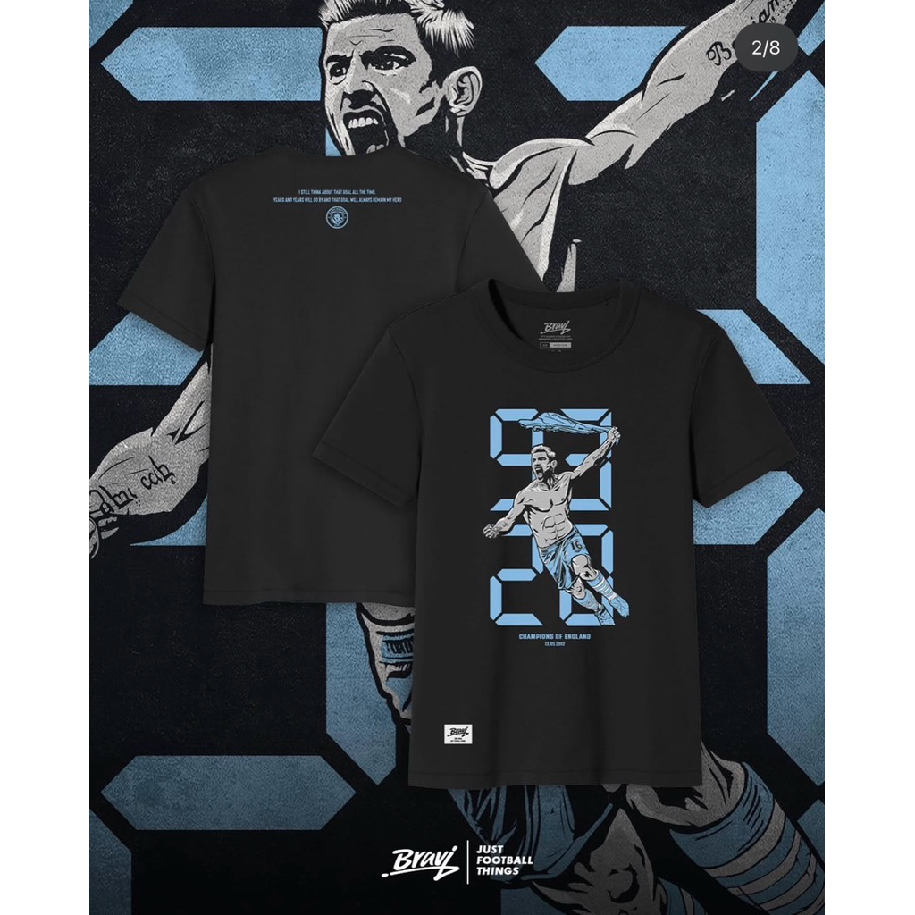 BRAVI Tees 93:20 Sergio Aguero