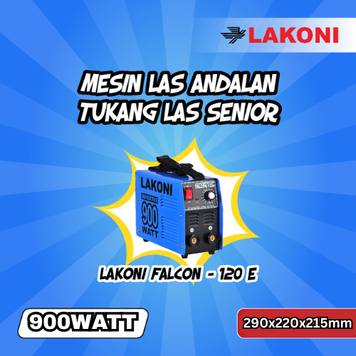 Mesin las listrik 900 wat lakoni falcon 120e travo inverter 120A