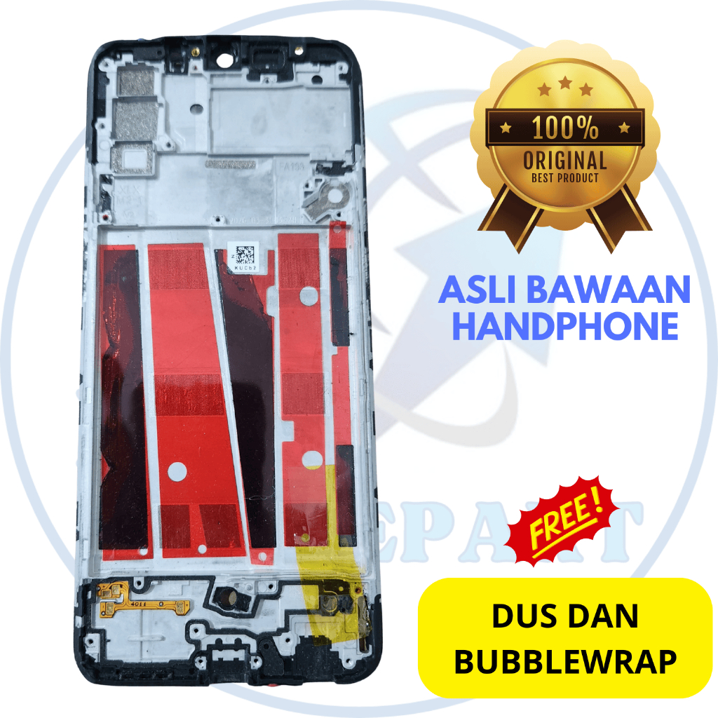 Frame tatakan LCD hp Oppo Reno 3 4g - asli original copotan cabutan bawaan