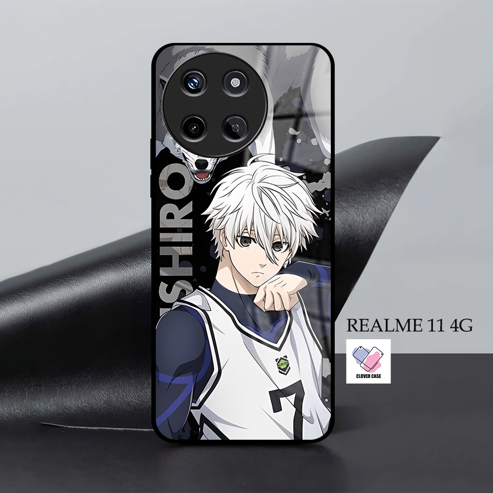 [AR96]  Case Glossy Case | REALME 11 4G | CASE KEKINIAN LUCU |  Casing Hp Kilau Motif NAGI SEISHIRO