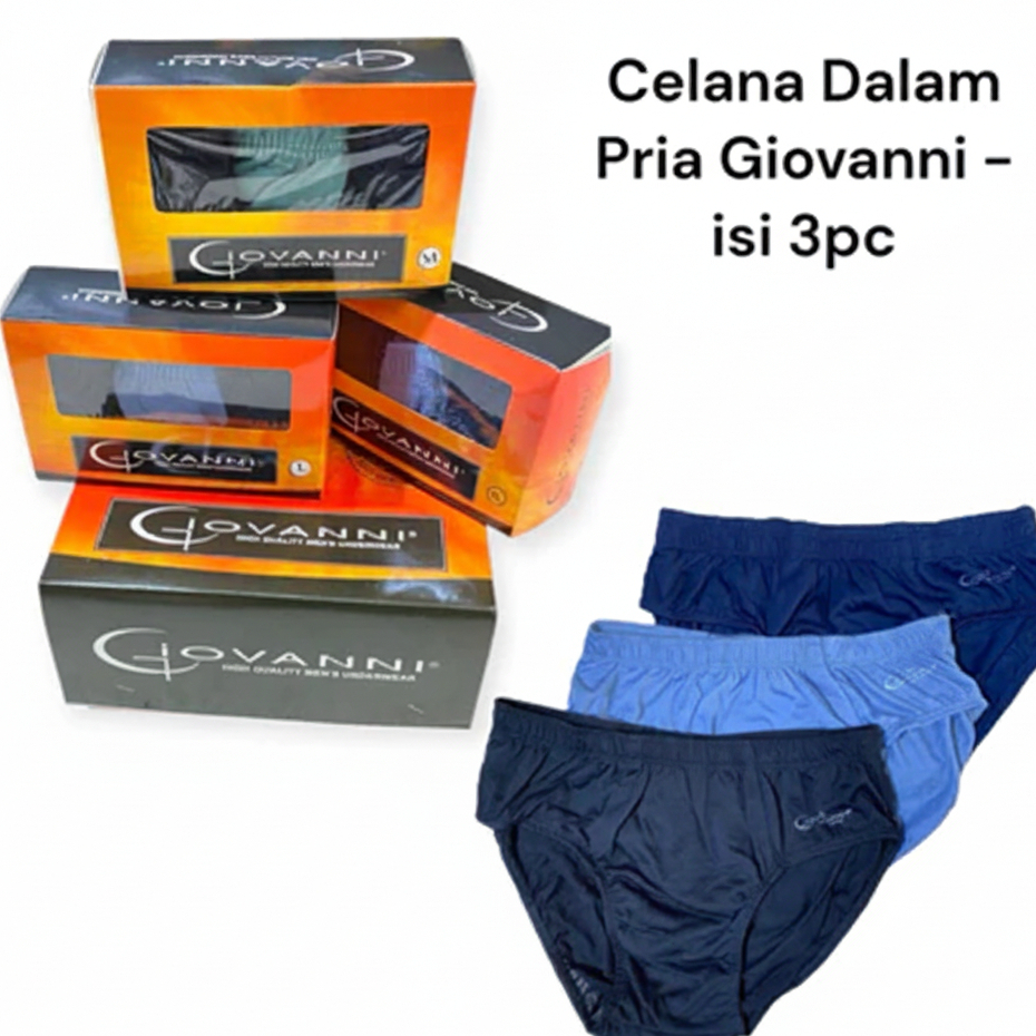 Celana Dalam Pria Giovanni Orange - isi 3 PCS || Celana Dalam Pria Murah