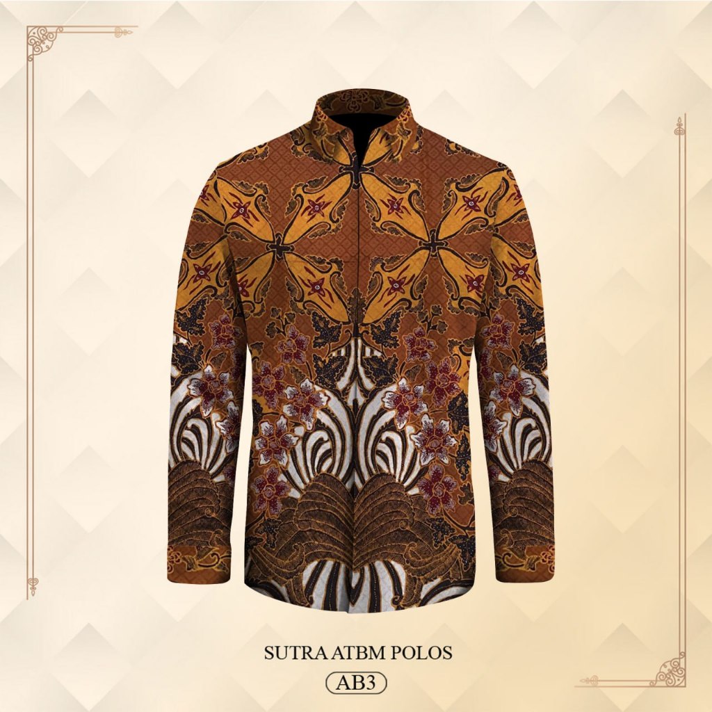 Kain Batik Tulis Sutra ATBM kemeja batik pria Tanmalaka89