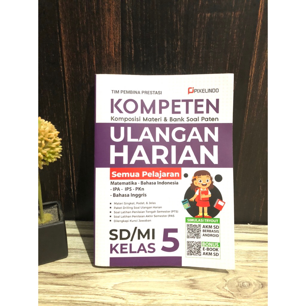 Buku Kompeten Ulangan Harian Semua Pelajaran Kelas 5 SD Preloved Second