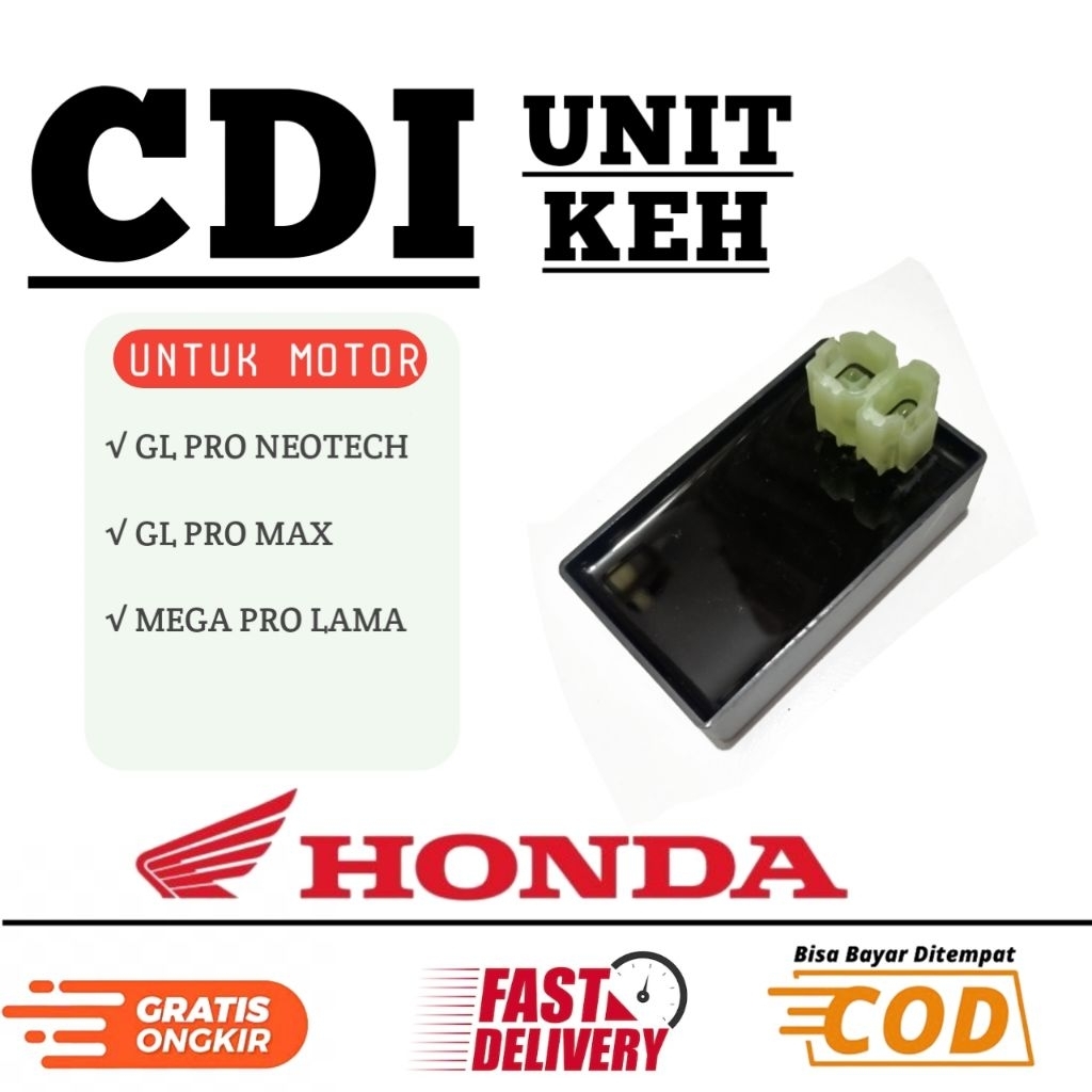 CDI UNIT HONDA KEH/GL PRO NEOTECH/GL PRO MAX/MEGA PRO LAMA. ORIGINAL