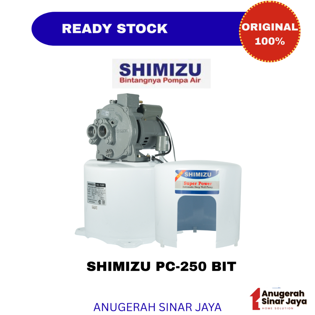 Pompa Air Shimizu PC-250 BIT Otomatis / Pompa Air Jet Pump