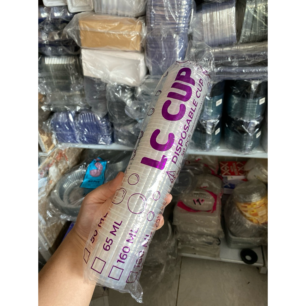 50pcs CUP AGAR CUP PUDDING LC CUP 90ml