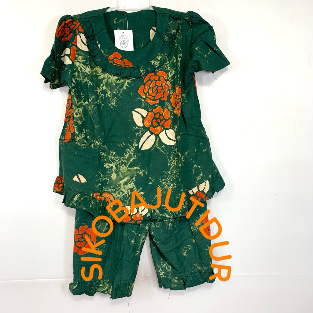 Stelan Alvin Anak 3-8 Tahun | Stelan Batik Anak Perempuan