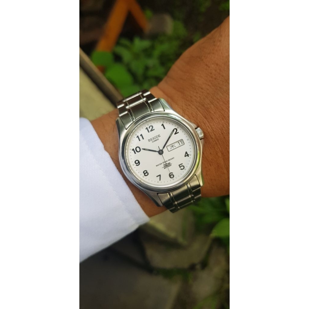 Jam Tangan Casio Beside Military Style Japan Domestic Market Original