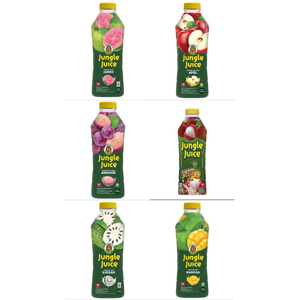(Pre-Order) 1 KARTON JUNGLE JUICE 1Ltr x 6pcs