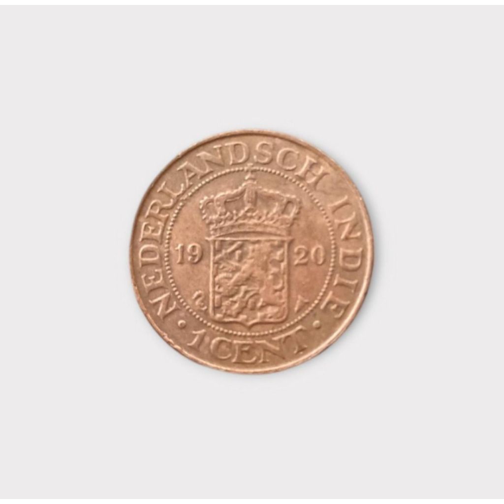 Koin CB 1 cent sen Netherlands Indie 1920 Koleksi Coin Kerokan Logam Bekas Lama Kuno Jadul Langka