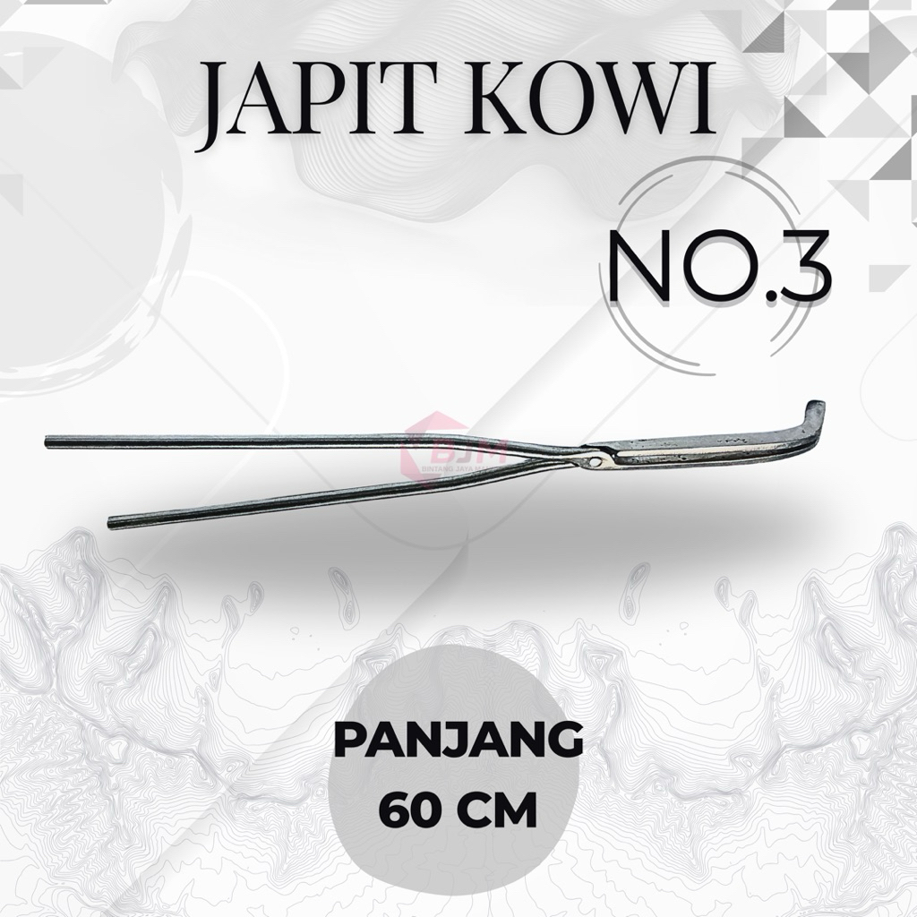 JAPIT KOWI NO. 3 (Alat untuk menjapit kowi saat proses  peleburan emas)