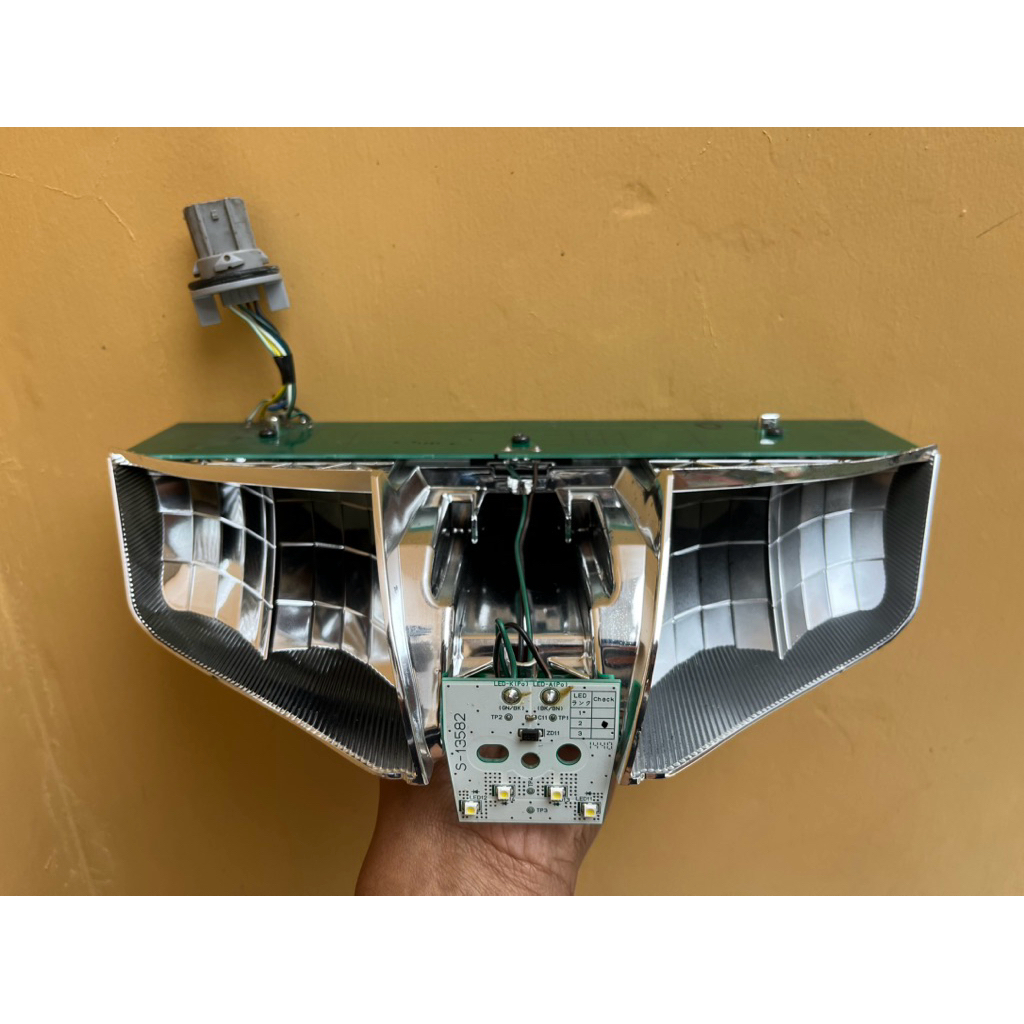 pcb led set reflektor headlamp lampu depan vario 110 fi soket 7 pin original