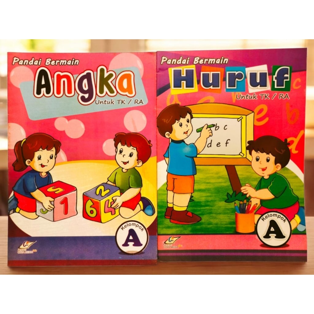 Buku angka dan Huruf Mengenal angka dan Huruf