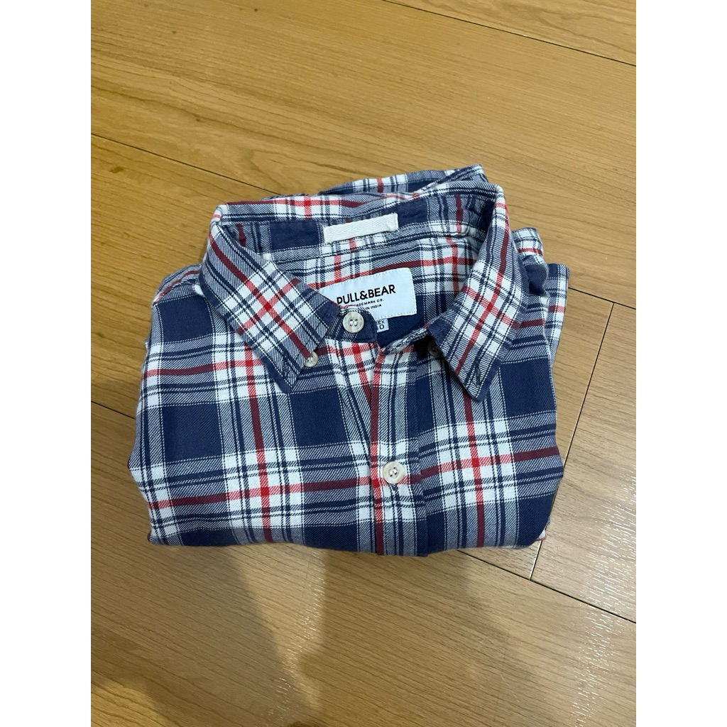 Kemeja Pull&Bear flanel 100% original