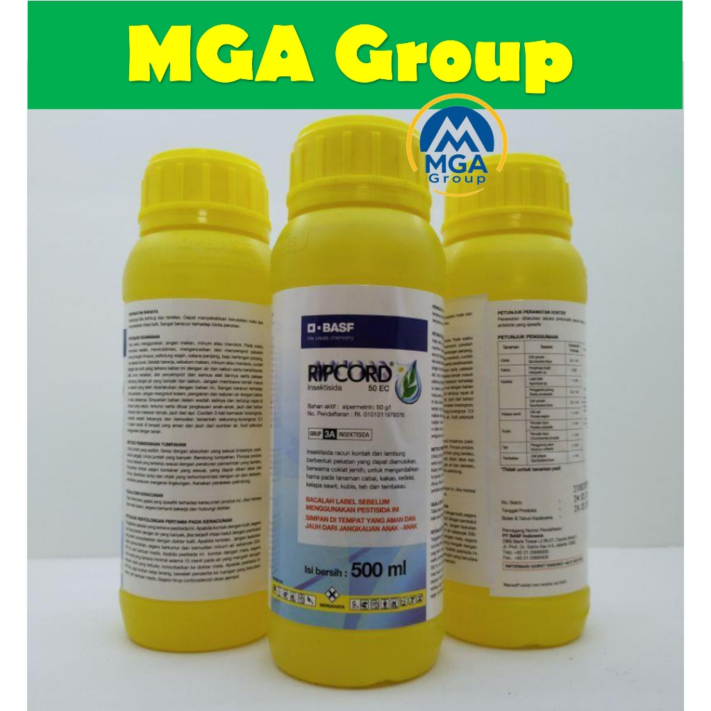 Ripcord 500 ml Insektisida - Obat Pembasmi Hama Tanaman -  RIPCORD 50 EC BASF