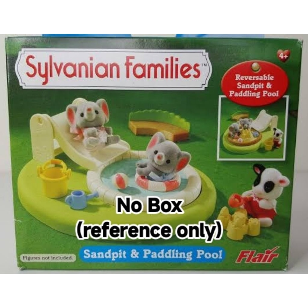 Sylvanian Families Rare Flair Sandpit & Paddling Pool Reversible Preloved -fashion-