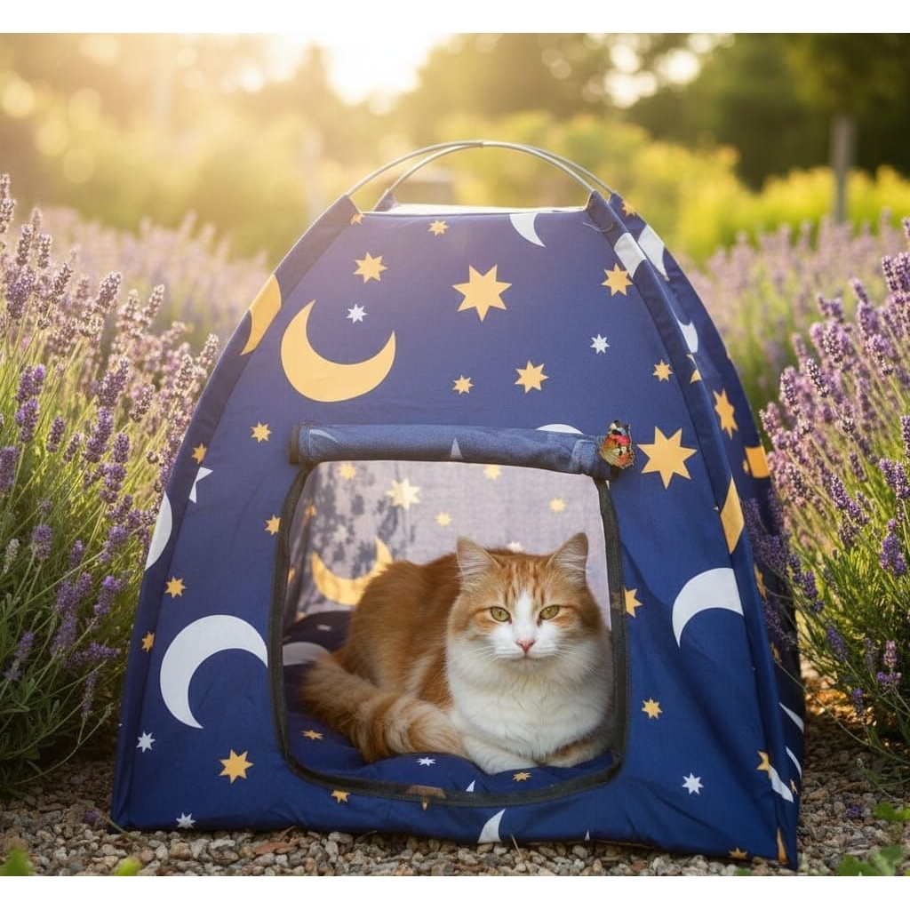 tenda kucing/Rumah kucing terbuat dari besi bajaa dan bisa tahan lama