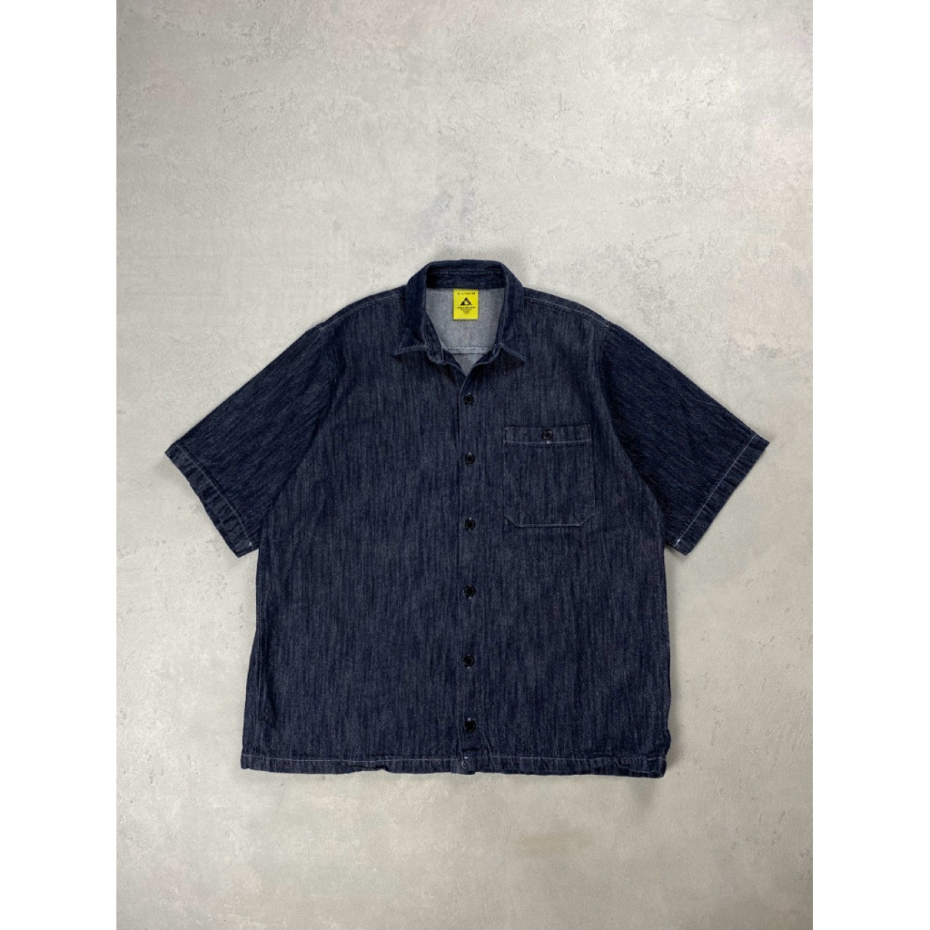 By Attention Denim Short Sleeved Shirt