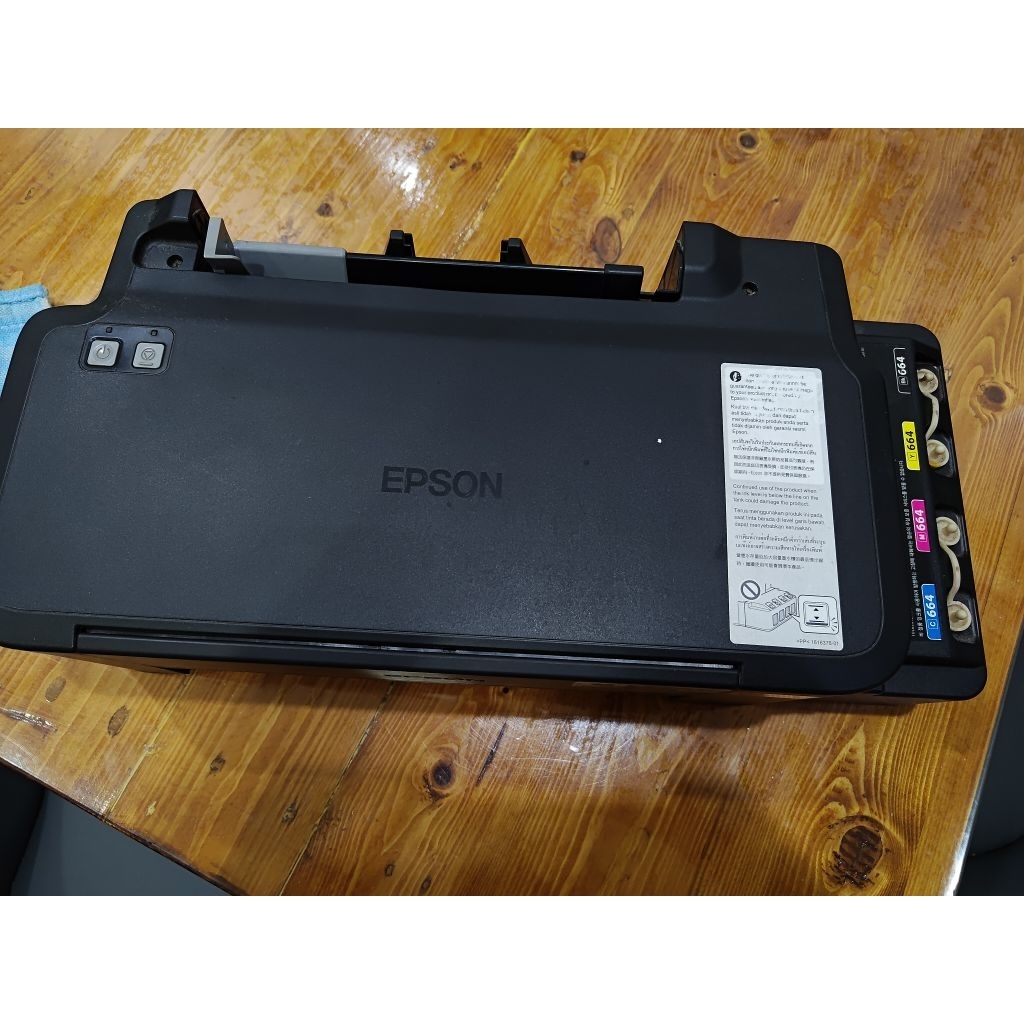 printer epson ecotank l121 bekas second seken fungsi normal irit tinta