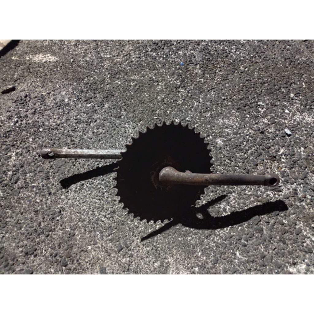 crankset sepeda bmx cw 165 second layak