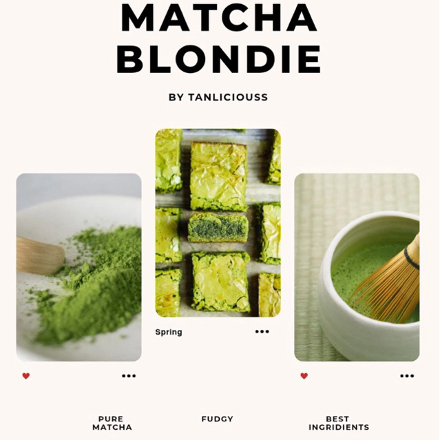 Tanlicious - Matcha Blondies