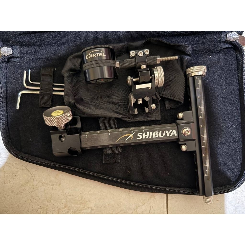 Sight Fisir Shibuya CP 1 dan Scope Cartel