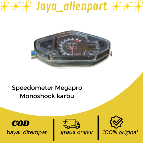 Spidometer Speedometer Megapro Monoshock karbu