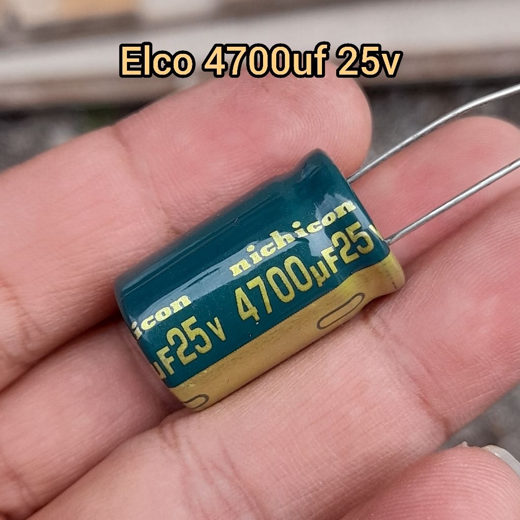 elco 4700uf 25v capasitor 4700 uf 25 v