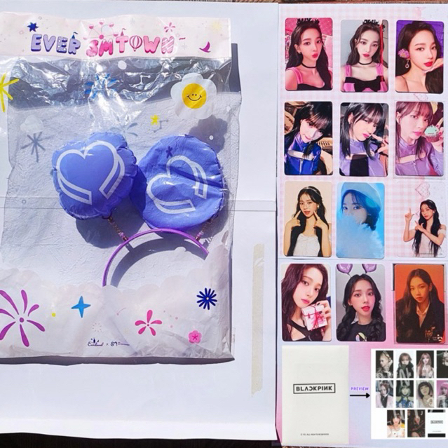 PC PHOTOCARD CASHBEE KARINA AESPA HAIRBAND ONLY EVERLAND FOREVER CONCEPT KONSEP VERSION VERSI POB PR