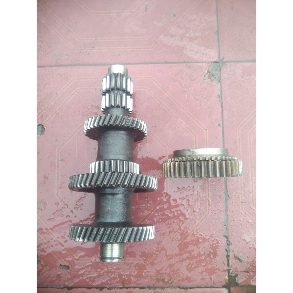 gigi susun ps ps100 FE lurus + gigi 2 minus patah gear 3