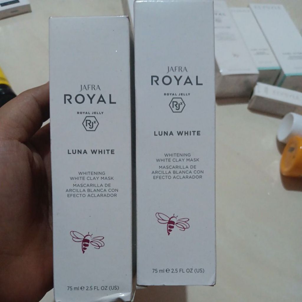 PROMO DISKON CUCI GUDANG JAFRA ROYAL JELLY LUNA WHITE CLAY MASK