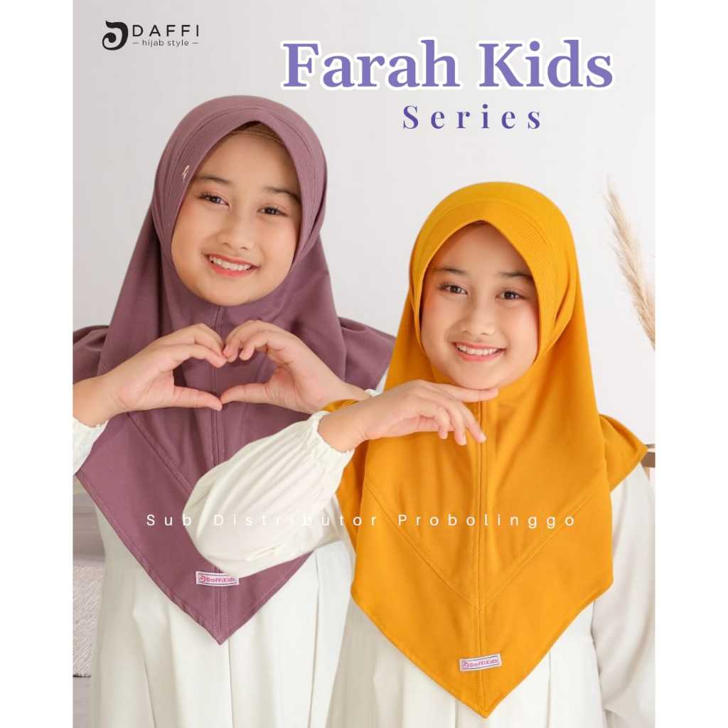 DAFFI HIJAB - BERGO ANAK FARAH KIDS DAFFI HIJAB TERBARU