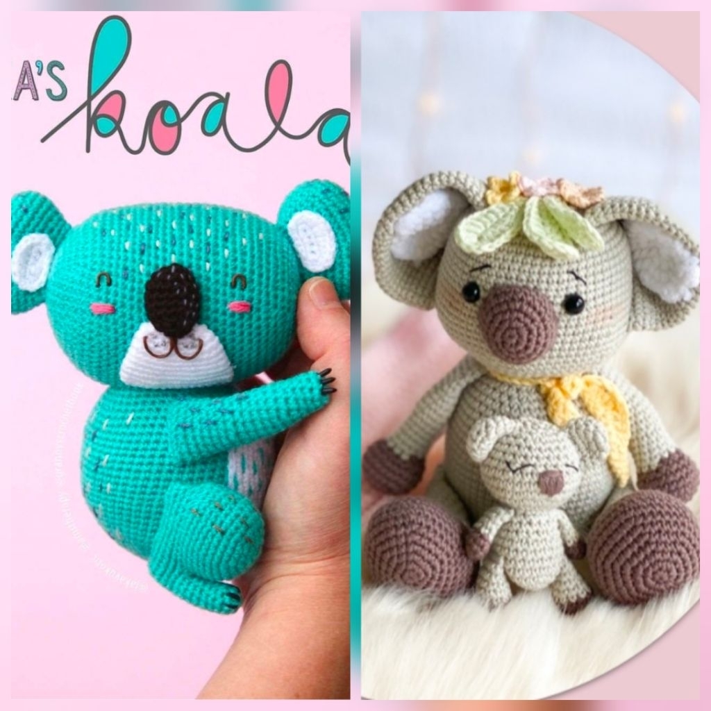 pola pdf amigurumi koala