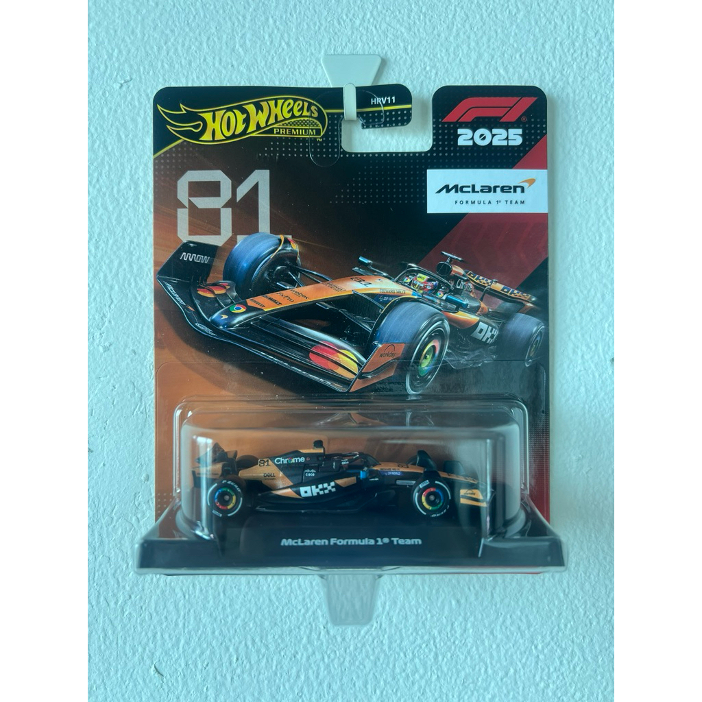 Hotwheels Premium F1 2025 - Mclaren F1 Team (#81)