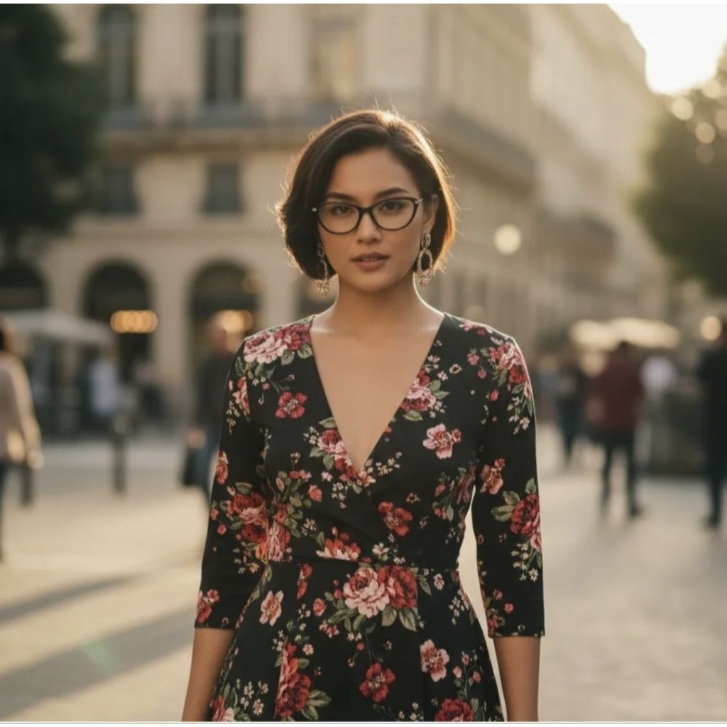 Frame Bingkai Kacamata Cat Eye Hitam Murah Best Seller