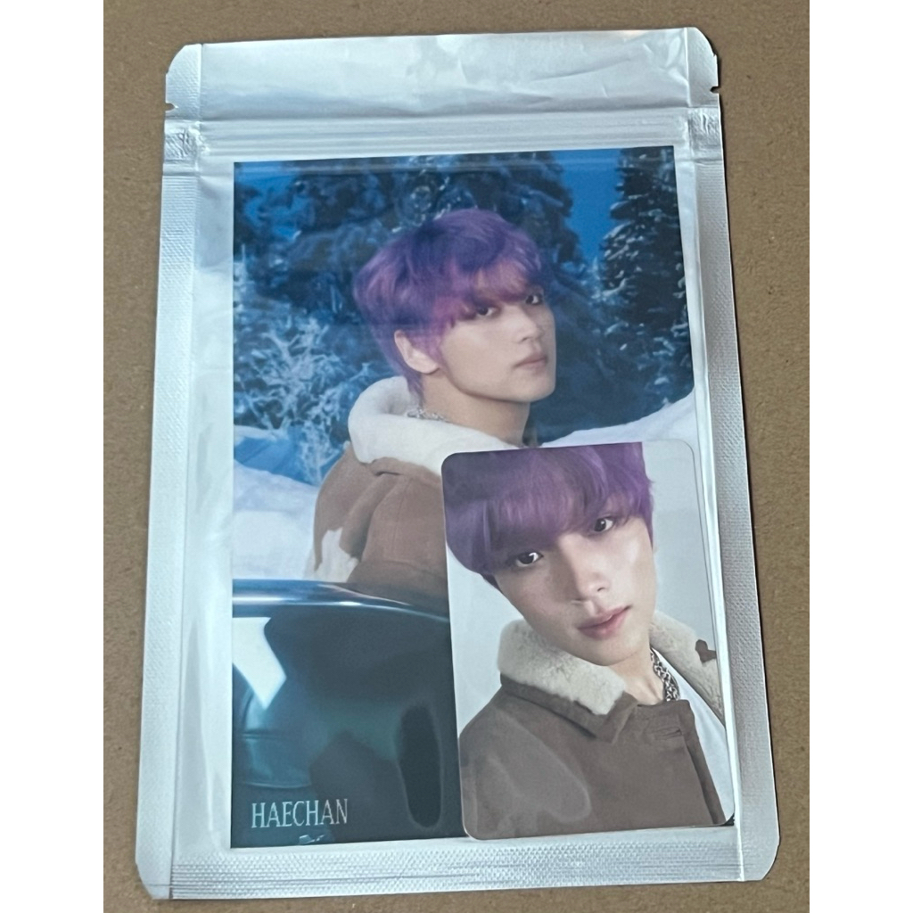 NCT Postcard & Hologram Photocard Set - Doyoung, Johnny, Haechan. Sealed.