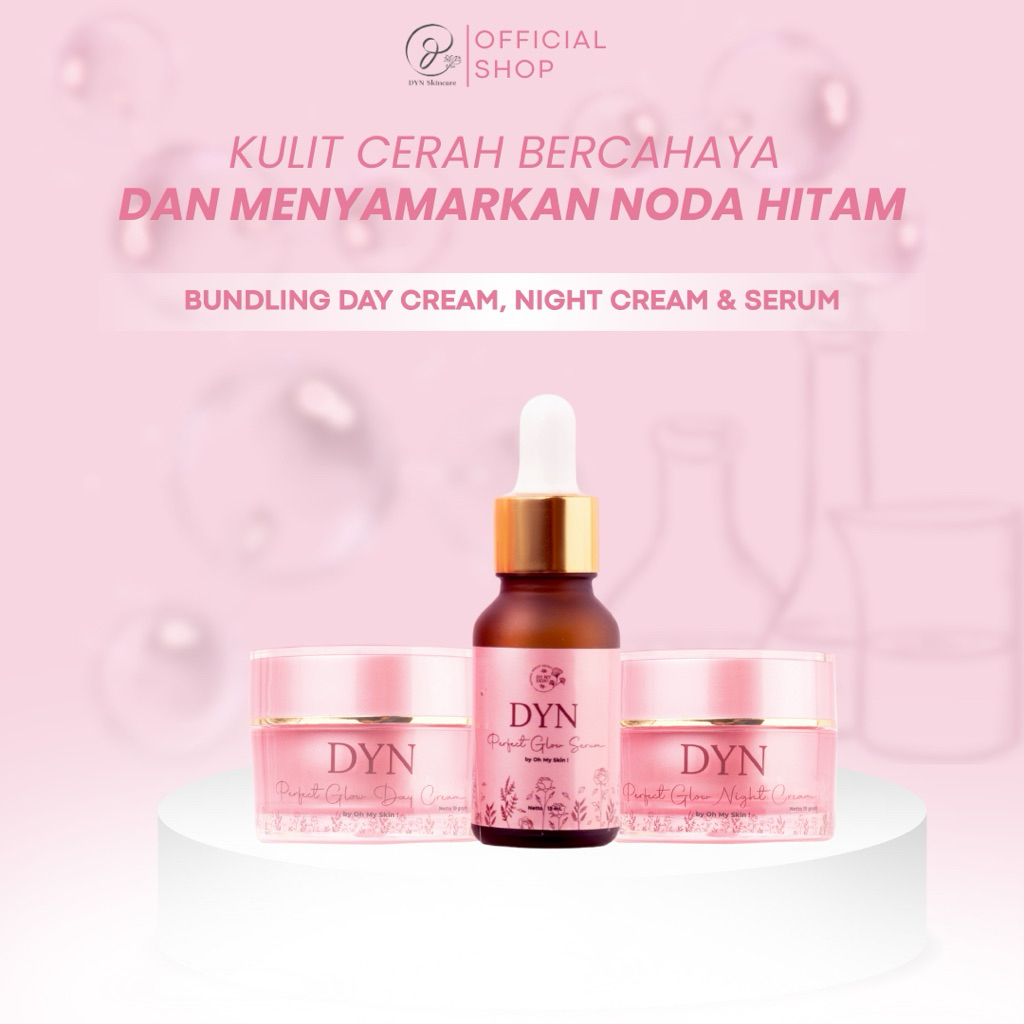Oh My Skin Special Bundling Paket Perfect Glow (day cream, night cream, serum)