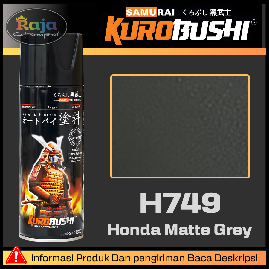Samurai Paint : Honda Matte Grey - H749*