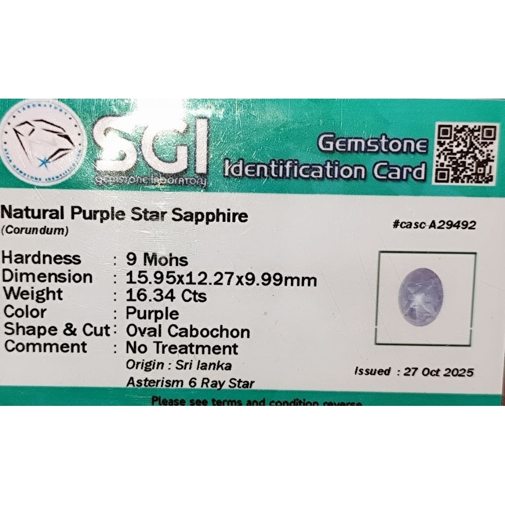 Purple Sapphire