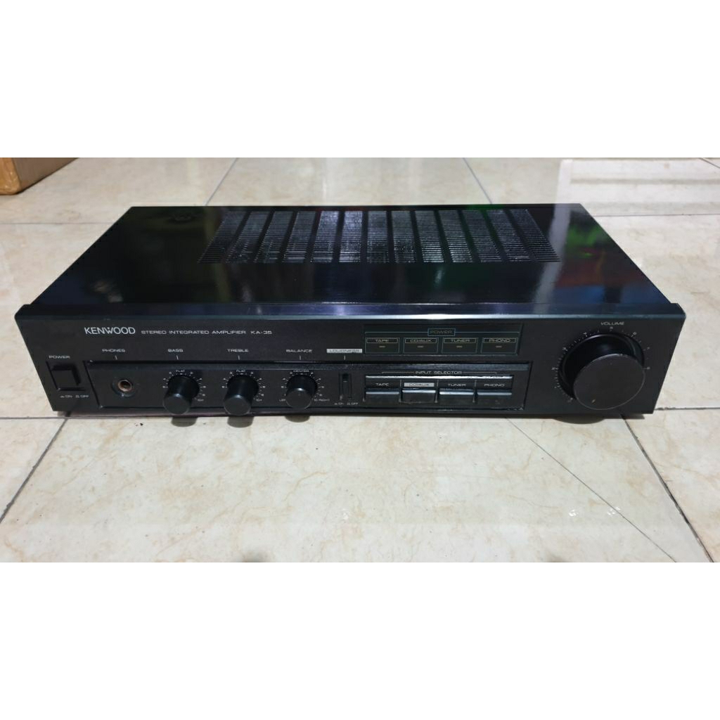 power amplifier kenwood ka35 vintage made in japan stereo intergrated second bekas normal siap pakai