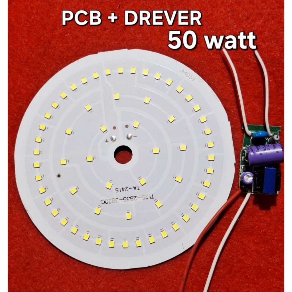 PCB LED DC + DRIVER 30 40 60 WATT DREVER INPUT 220V AC || PCB EMERGENCY 3PIN + DRIVER 20 WATT