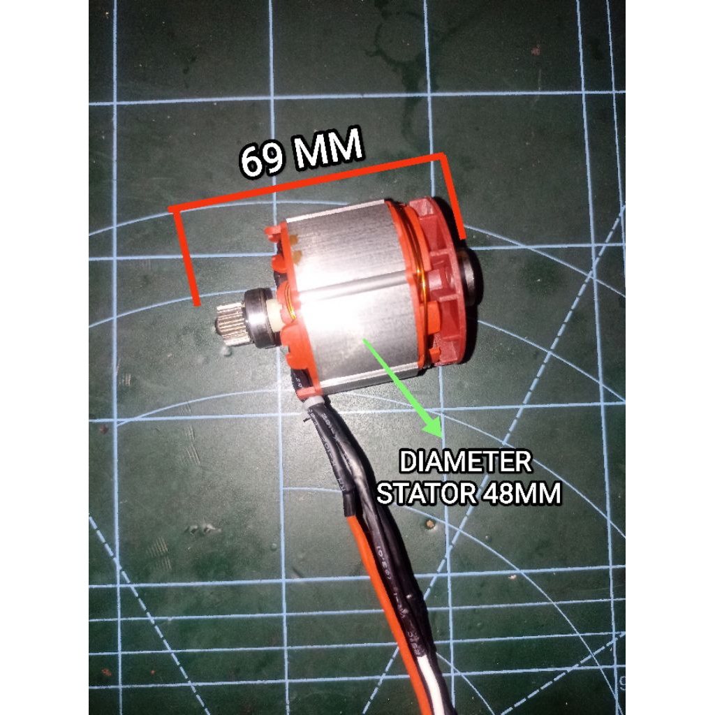 dinamo motor brushless bor baterai Kamolee / Kenjiro / Nagawa 13mm hammer drill cordless 18V 21V LXT