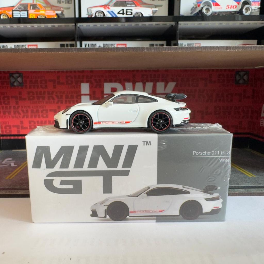 Mini GT 478 Porsche 911 GT3 White