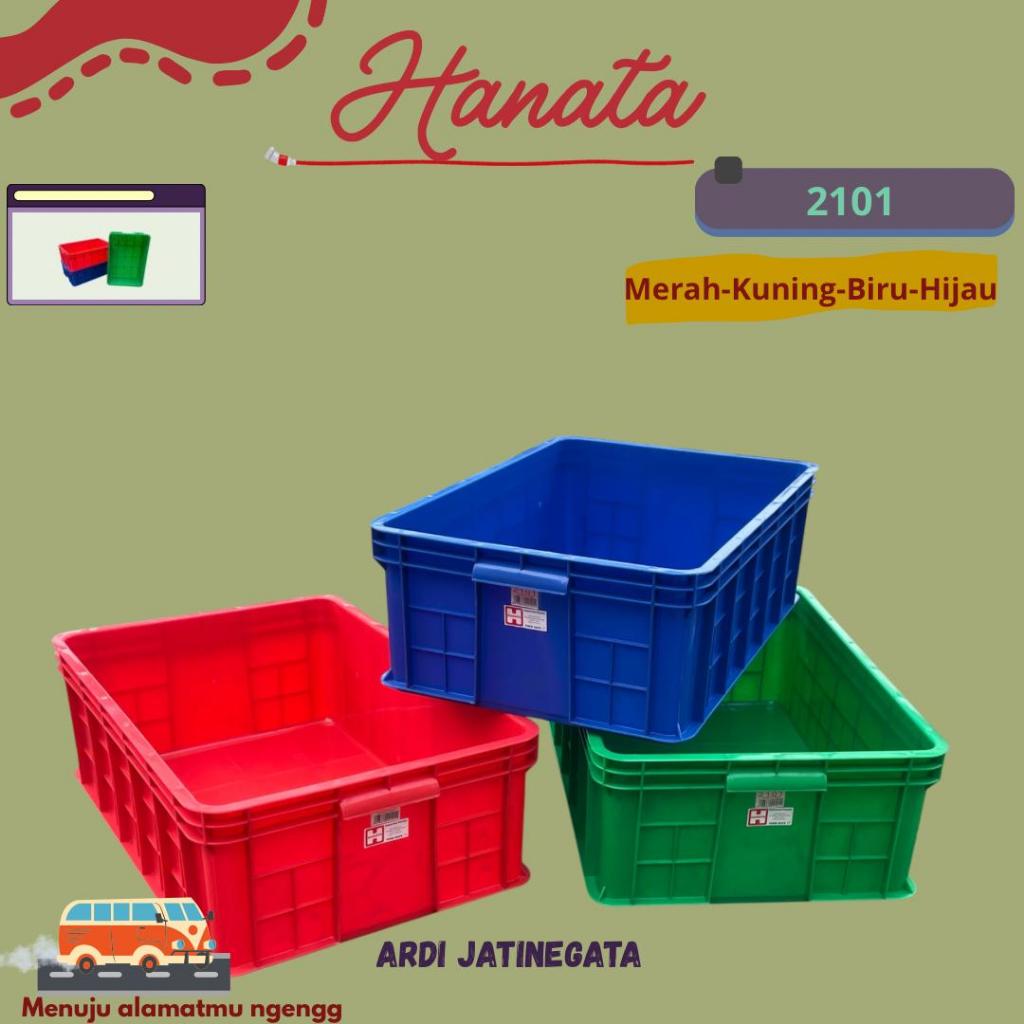 HANATA - Box Tahu Hanata 2101 Container Box Industri / Box Industri Serbaguna /Box Rapat Hanata/ Kra