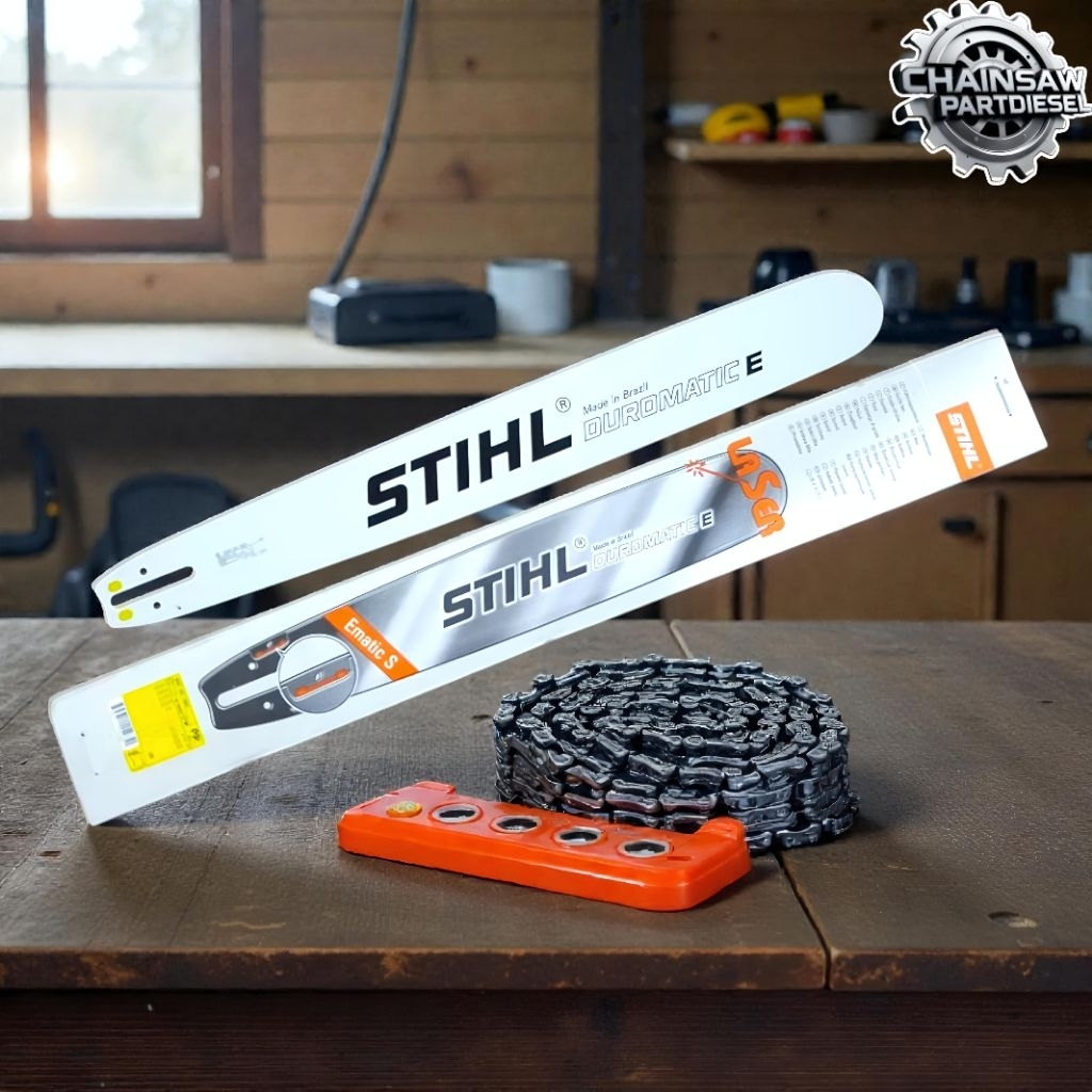TERMURAH GUIDE BAR CHAINSAW STIHL SENSO BAR 25 INCH UNTUK TYPE 381 382 BAR CHAINSAW ORIGINAL