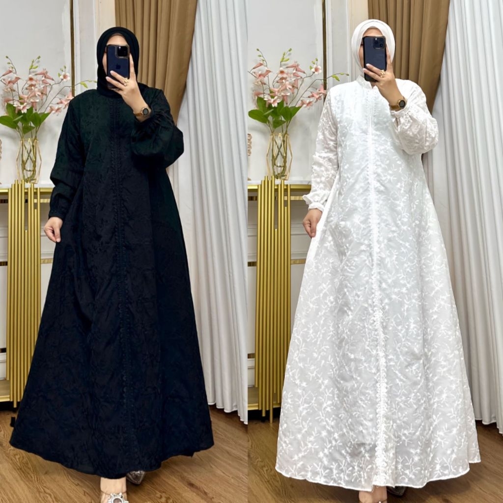 GAMIS KATUN PARIS BORDIR TIMBUL