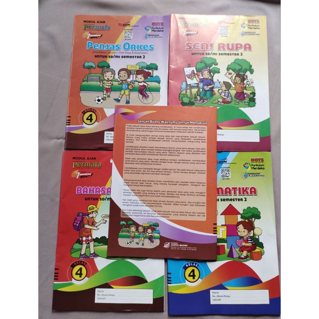 Buku LKS/Modul Ajar Permata Kelas 4 SD Semester 2 Kurikulum Merdeka
