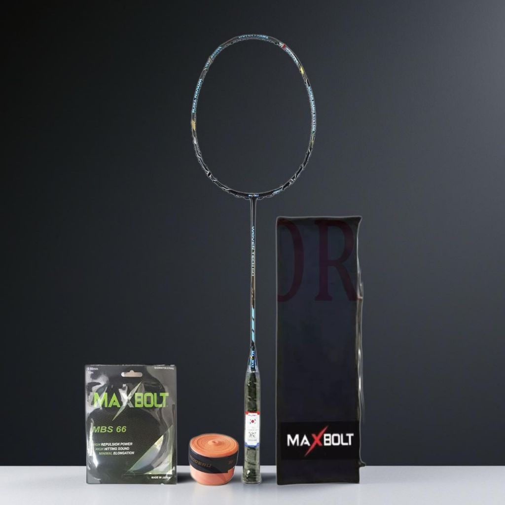 Raket Badminton Maxbolt Woven Tech 60 Bonus Komplit Maxbolt Woven Tech 60