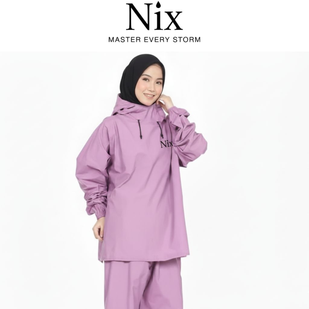 jas hujan  dewasa anti rembes tebal cowo atau cewe by nix